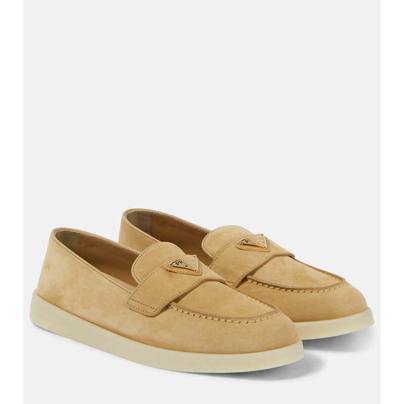 Prada Saint Tropez suede loafers