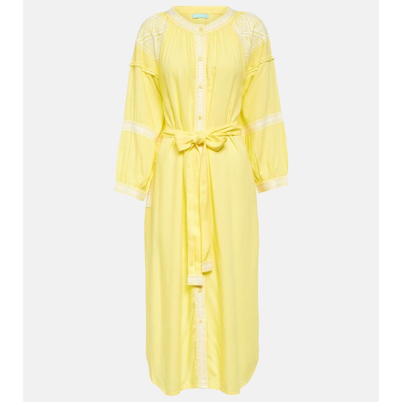 Melissa Odabash Ally embroidered midi dress