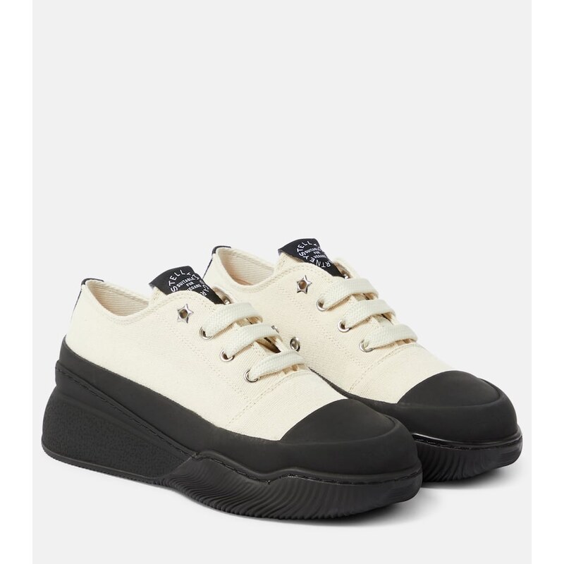 Stella McCartney Loop canvas platform sneakers