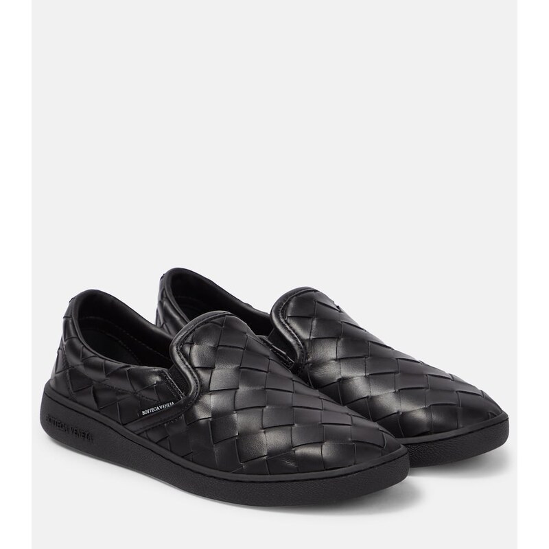 Bottega Veneta Sawyer leather slip-on sneakers