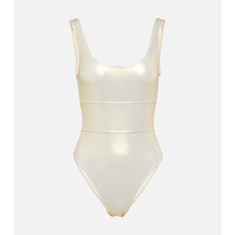 Melissa Odabash Perugia metallic swimsuit