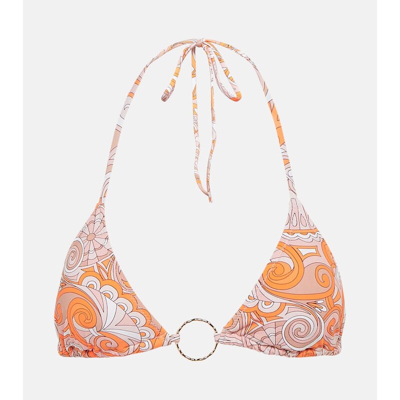 Melissa Odabash Miami printed bikini top