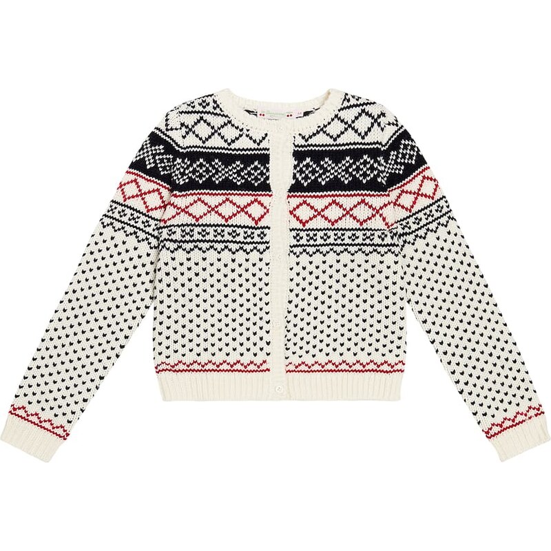 Bonpoint Intarsia cardigan