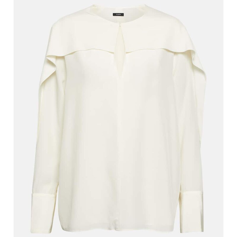 Joseph Balard silk crÃªpe de chine blouse