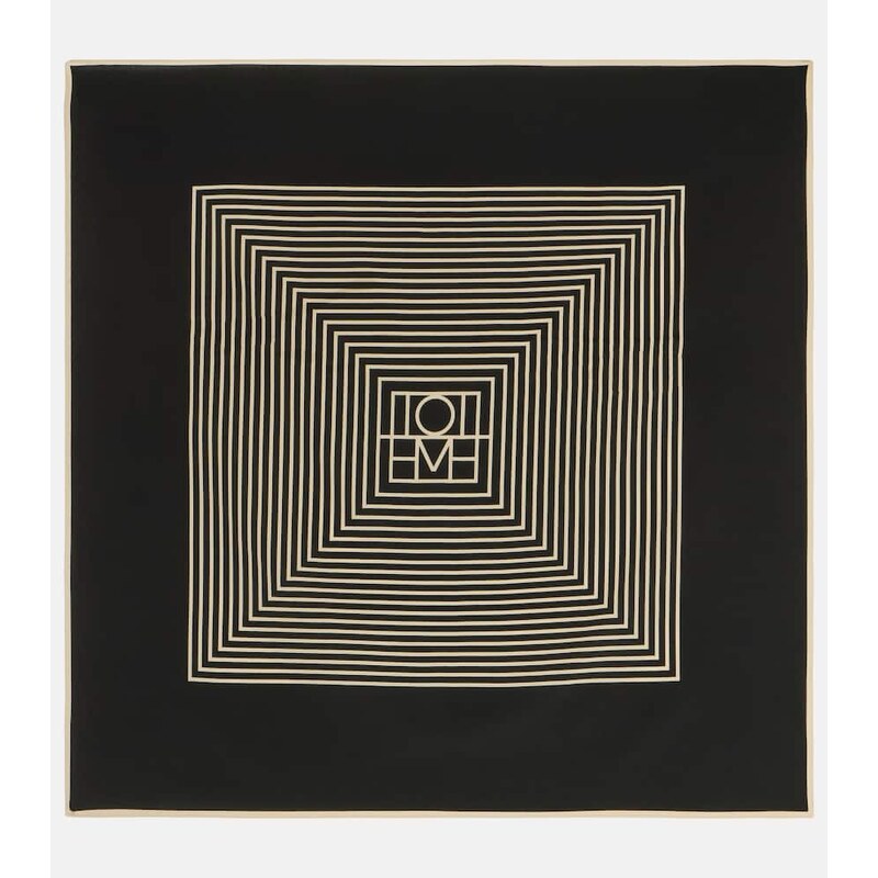 Toteme Printed silk scarf