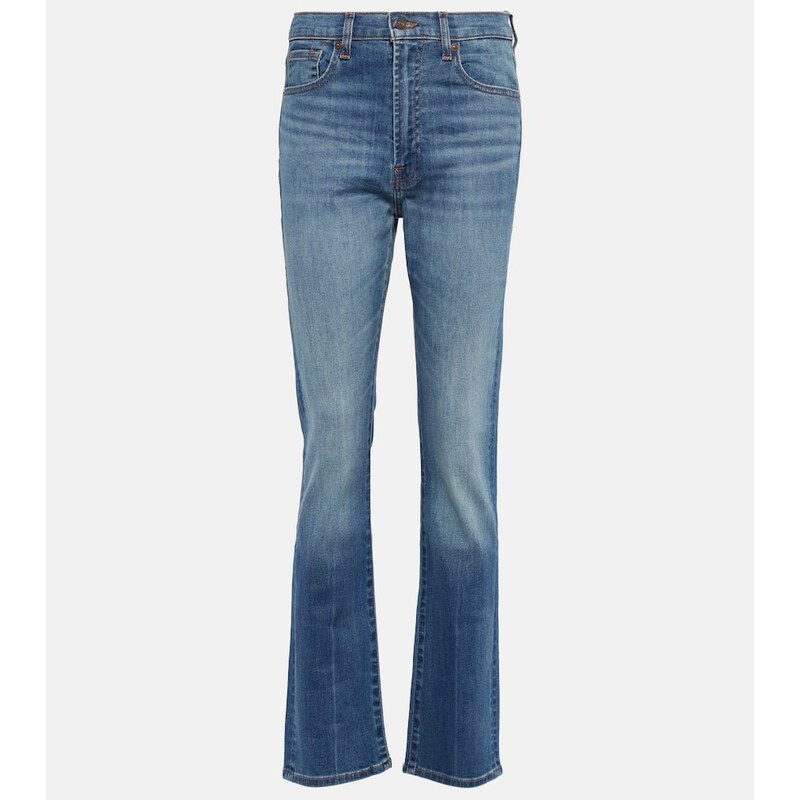 7 For All Mankind High-rise slim jeans