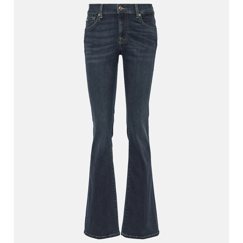 7 For All Mankind Midrise bootcut jeans