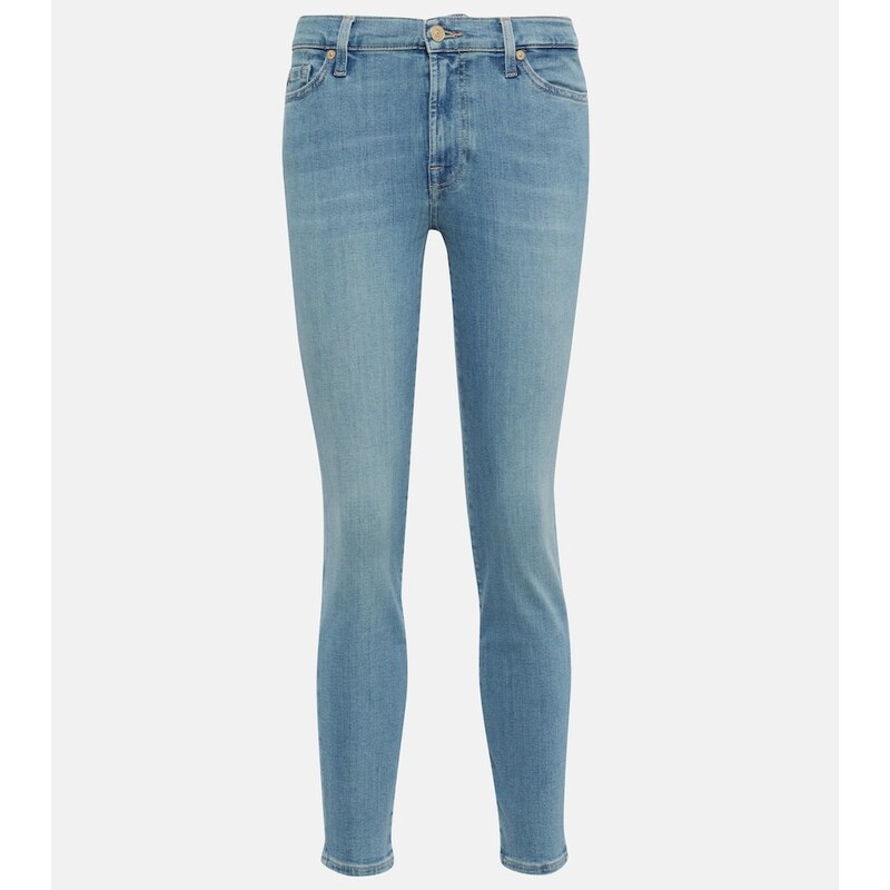 7 For All Mankind Mid-rise skinny jeans