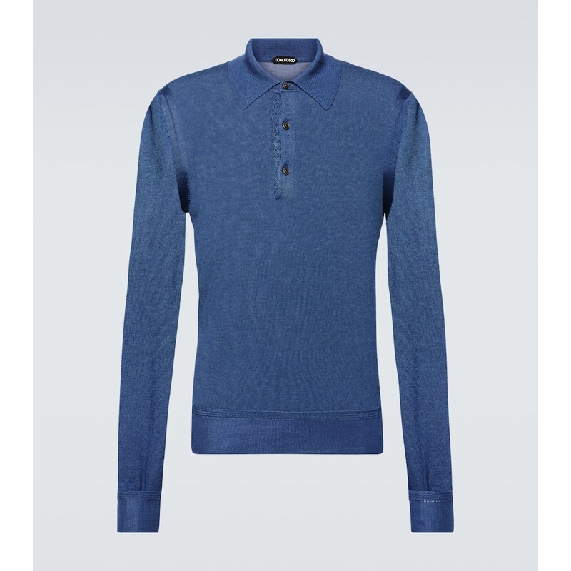 Tom Ford Cashmere and silk polo sweater