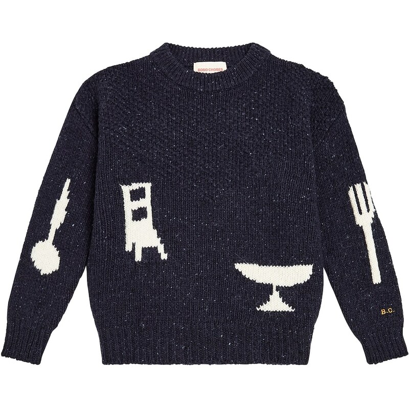 Bobo Choses The Feast wool-blend sweater