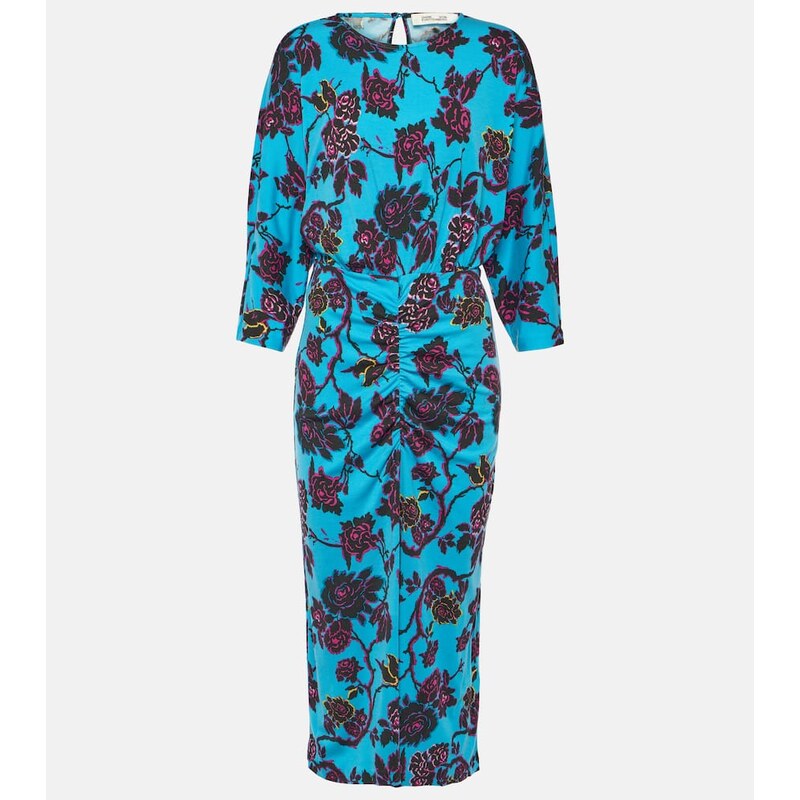 Diane von Furstenberg Chrisey floral midi dress