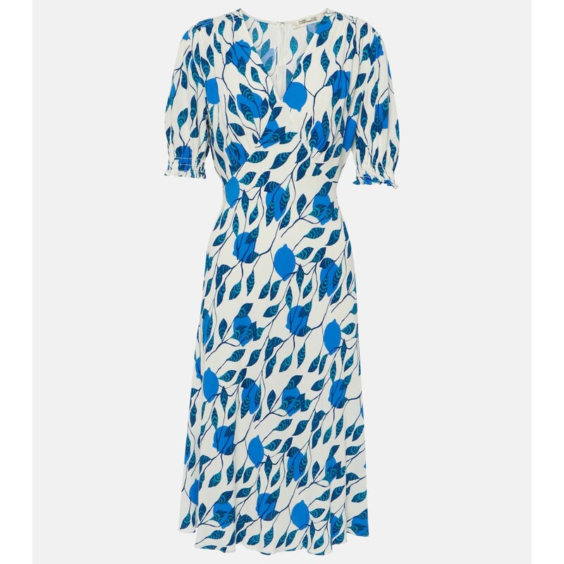 Diane von Furstenberg Jemma printed crÃªpe midi dress