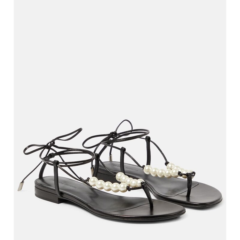 Magda Butrym Faux pearl leather sandals