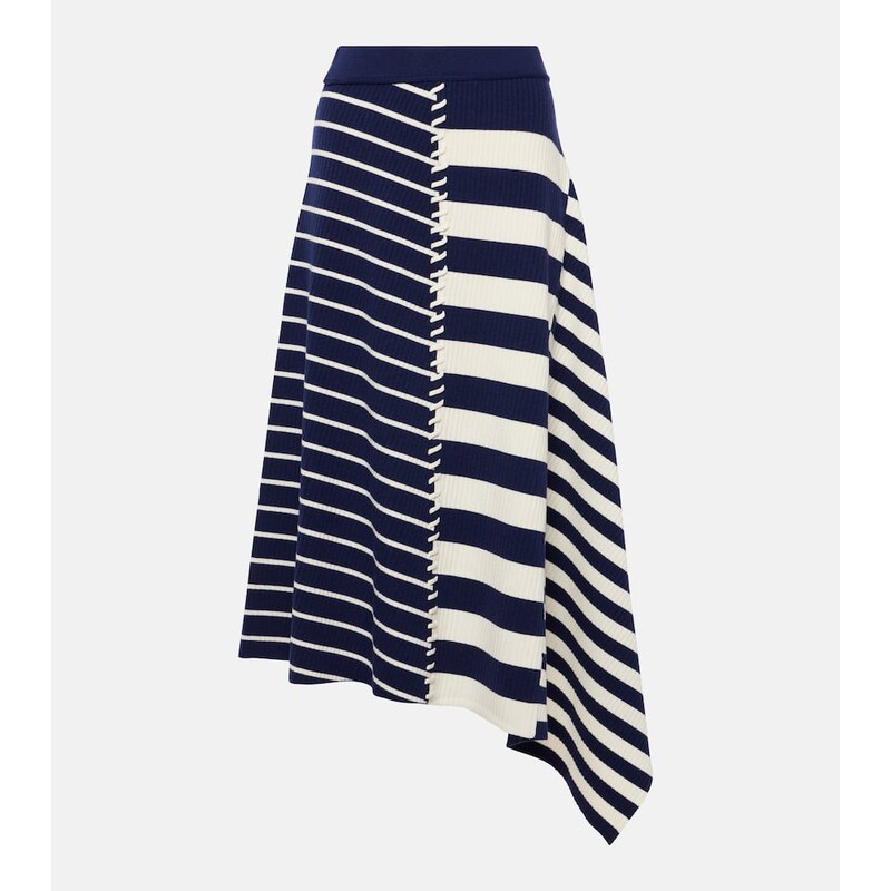 Simkhai Braylon asymmetrical midi skirt