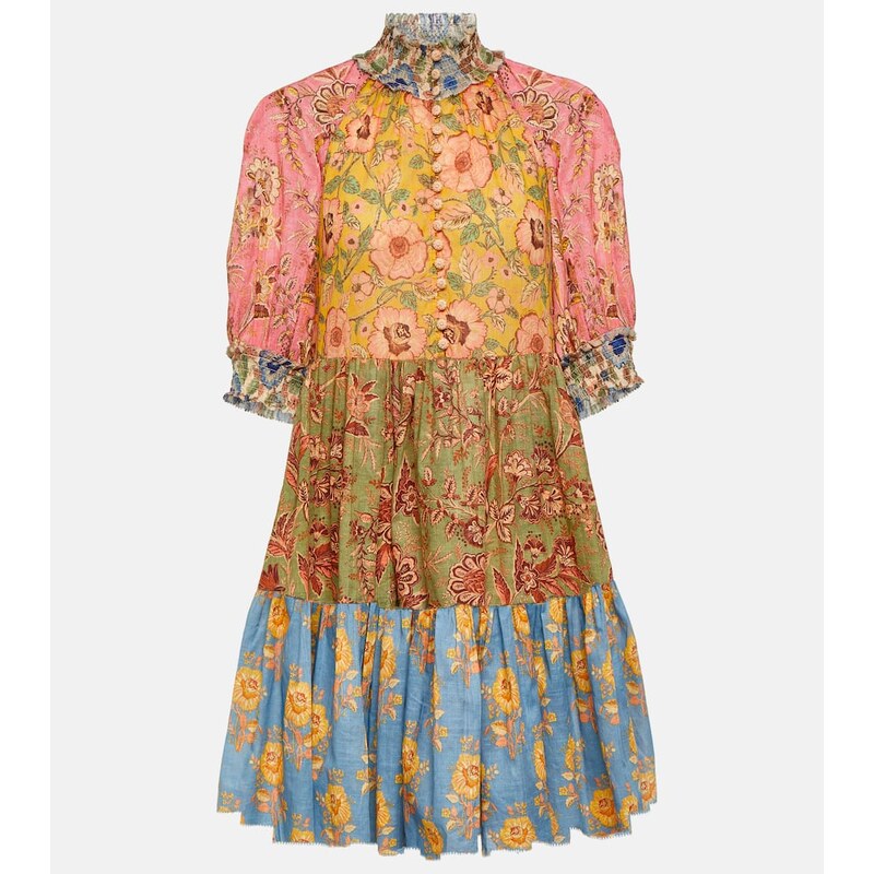 Zimmermann Junie floral cotton minidress