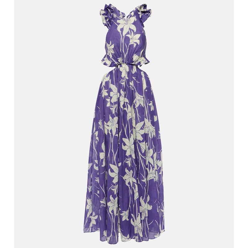 Zimmermann Acadian floral cotton maxi dress