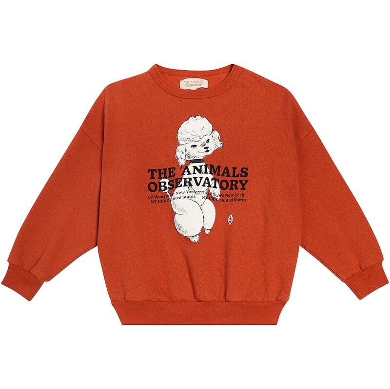 The Animals Observatory Big Bear printed cotton sweatshirt