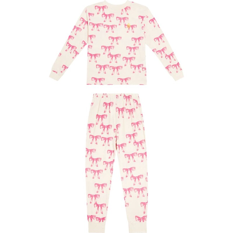 The Animals Observatory Llama printed cotton jersey pajamas