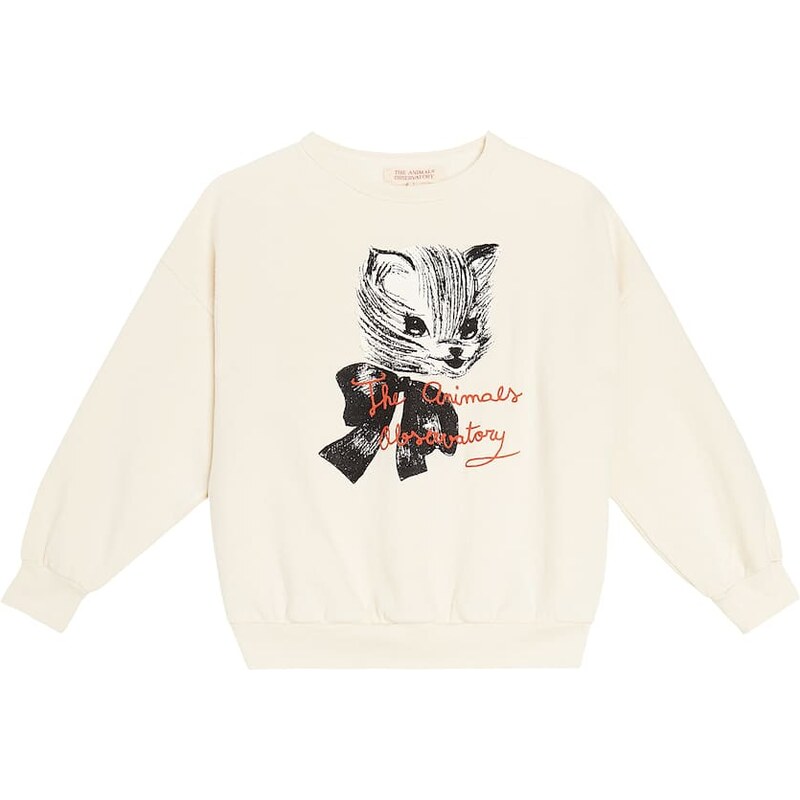 The Animals Observatory Big Bear printed cotton sweatshirt