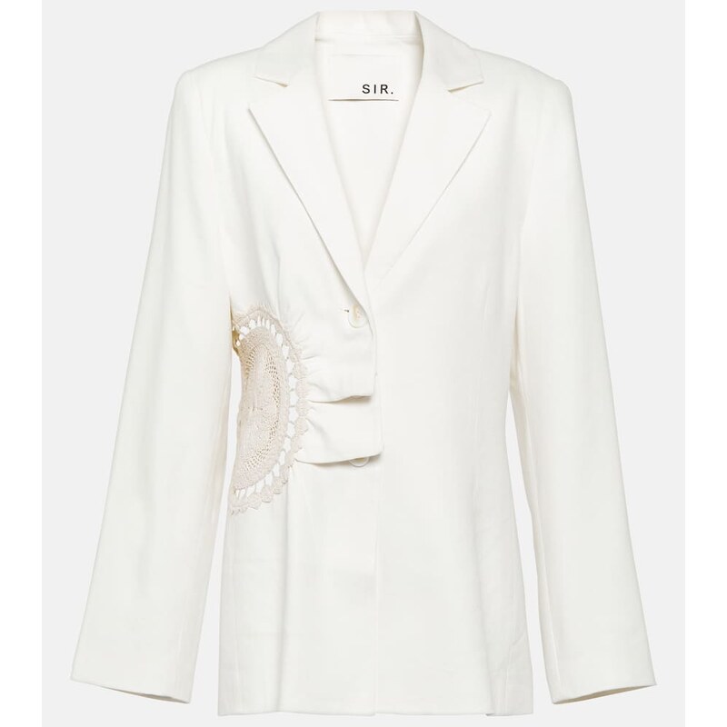 SIR Atacama linen-blend blazer