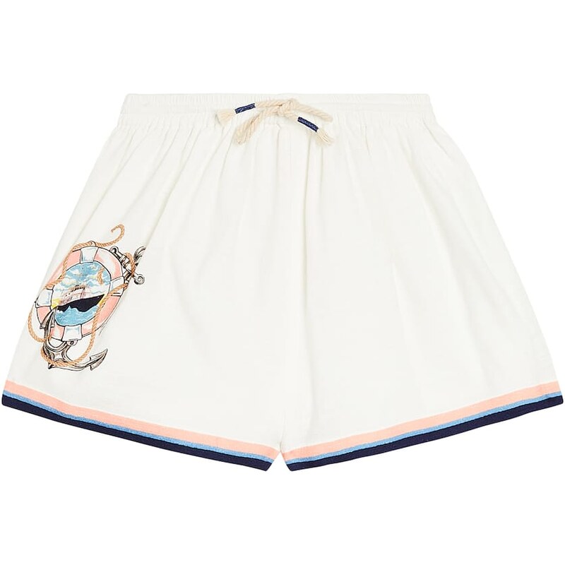Zimmermann Kids Alight printed cotton shorts