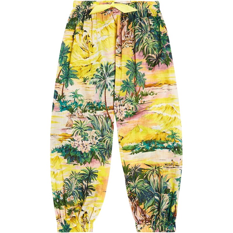 Zimmermann Kids Alight printed cotton pants