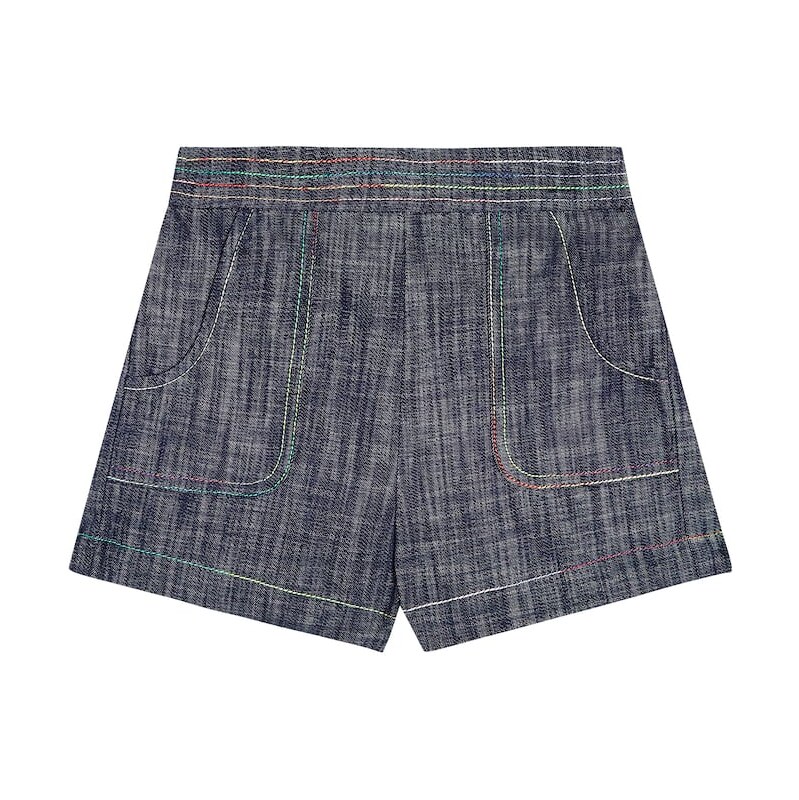 Zimmermann Kids Alight denim shorts