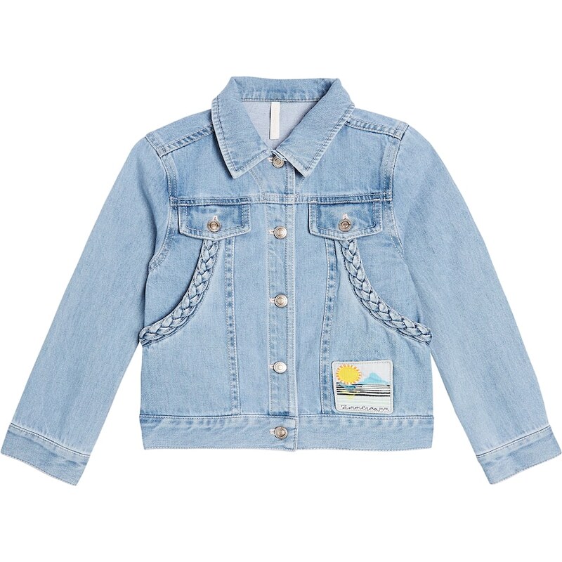 Zimmermann Kids August denim jacket