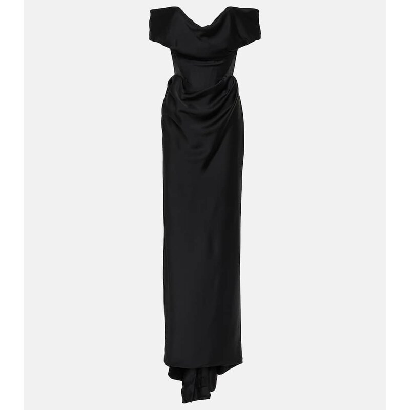 Vivienne Westwood Nova Cocotte crÃªpe satin gown