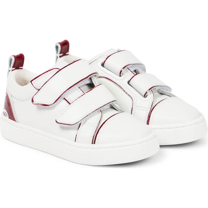 Christian Louboutin Kids Funnyto Scratch leather sneakers