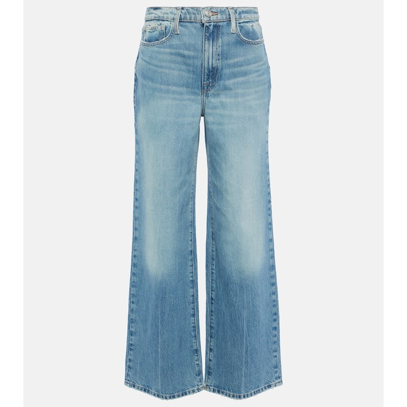 Frame Le Jane high-rise wide-leg jeans