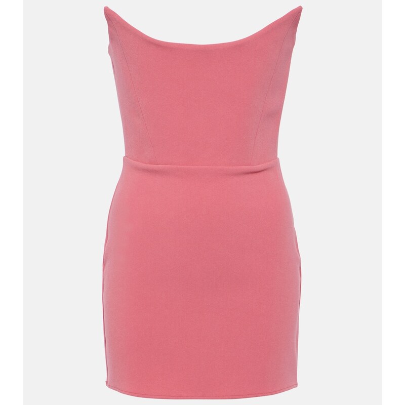 Alex Perry Strapless crepe minidress