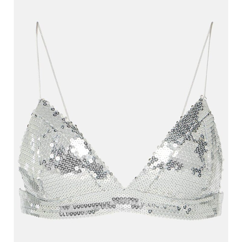 Alex Perry Sequined bralette