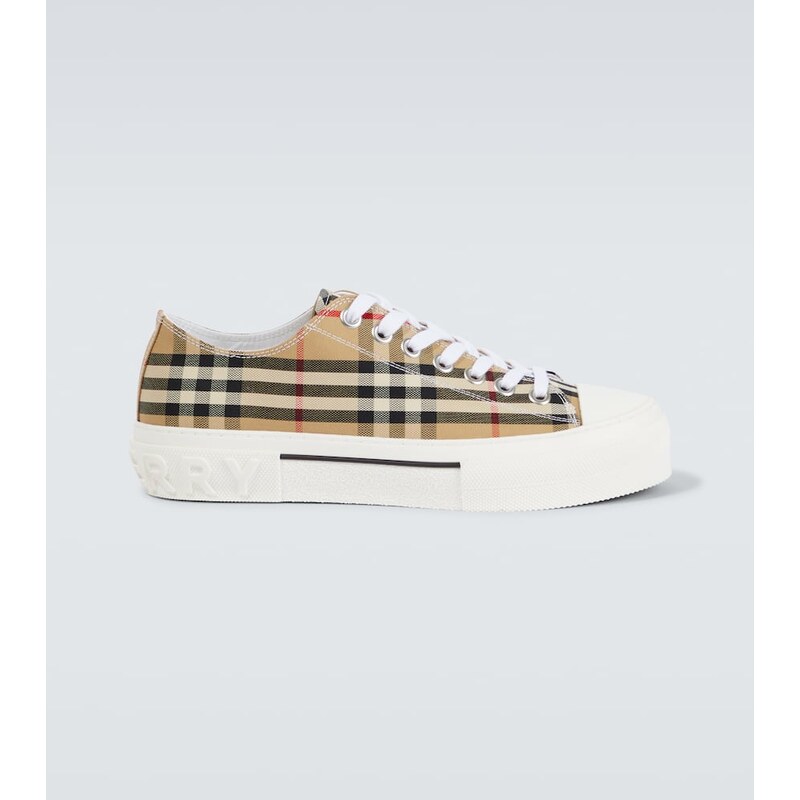 Burberry Burberry Check canvas sneakers