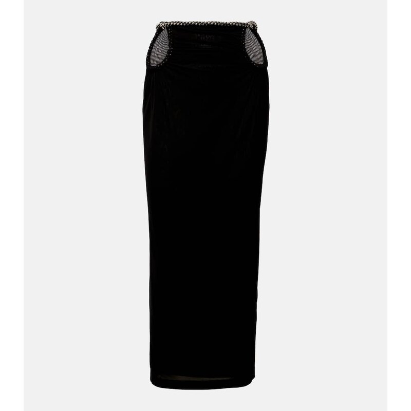 Dion Lee Cutout jersey midi skirt