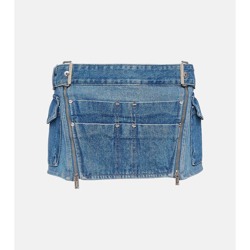 Dion Lee Toolbelt denim miniskirt