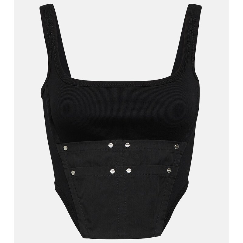 Dion Lee Workwear cotton corset top