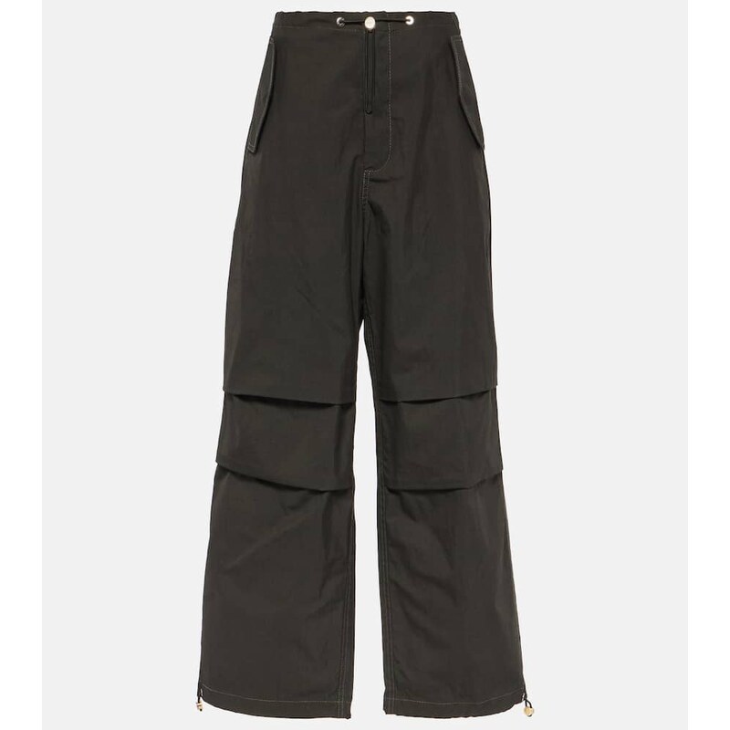 Dion Lee Cotton-blend wide-leg pants