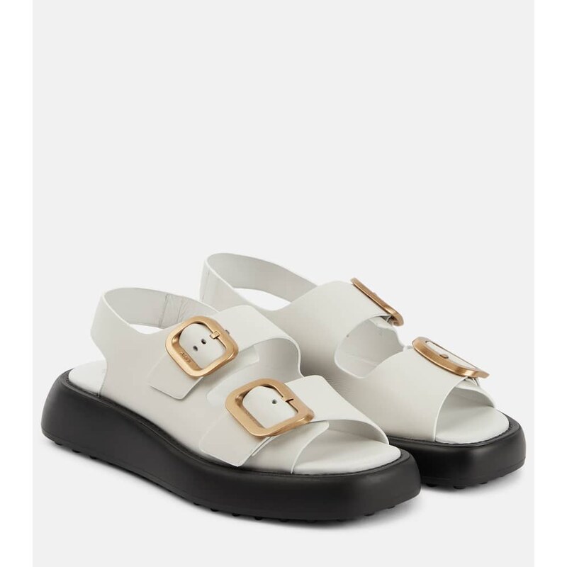 Tods Gomma leather sandals