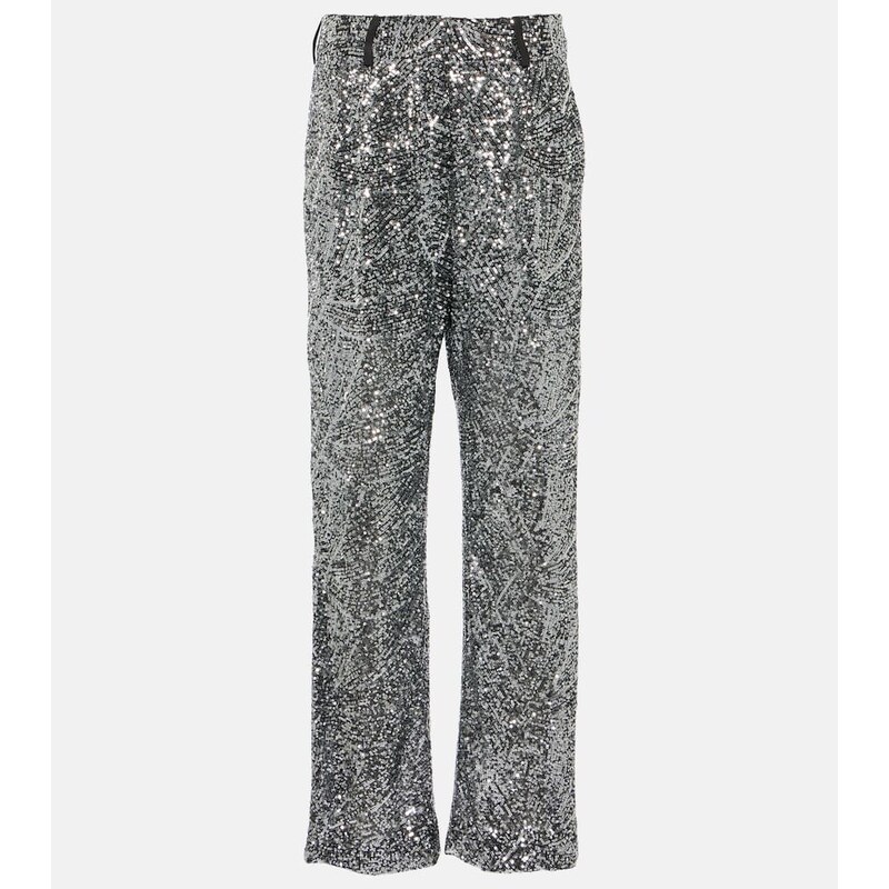Blazé Milano Fox sequined straight pants