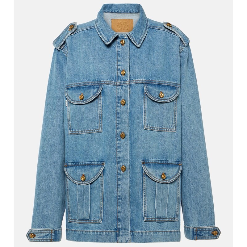 Blazé Milano Sahariana oversized denim jacket