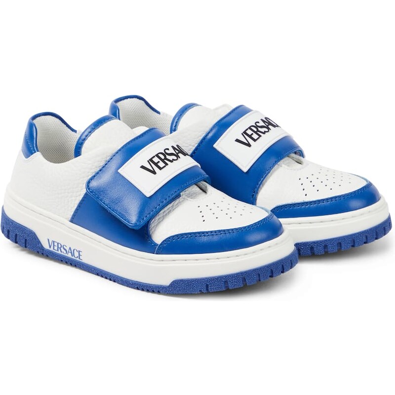 Versace Kids Leather sneakers