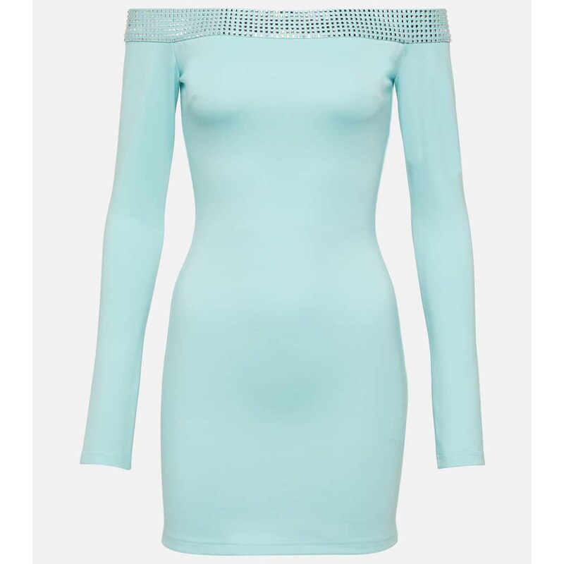 David Koma Crystal-embellished minidress