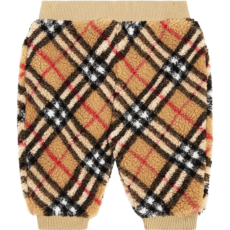 Burberry Kids Baby Burberry Check teddy sweatpants