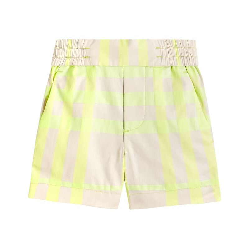 Burberry Kids Baby Burberry Check cotton-blend shorts