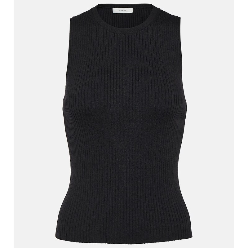 Vince Ribbed-knit tank top