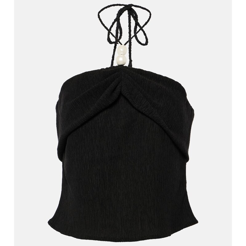 Magda Butrym Halterneck crop top