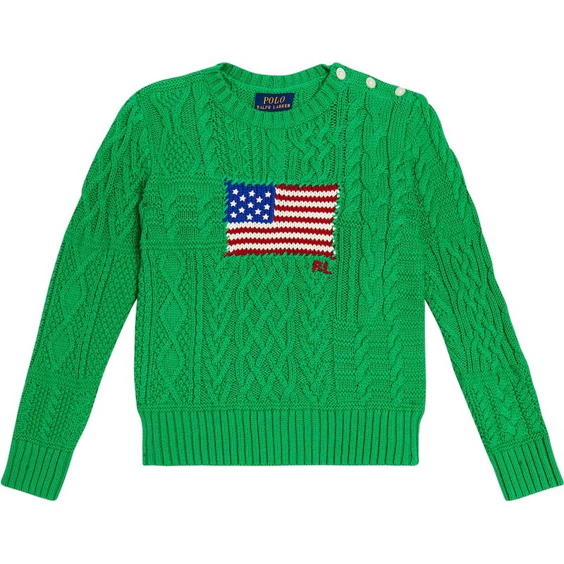 Polo Ralph Lauren Kids Cable-knit cotton sweater