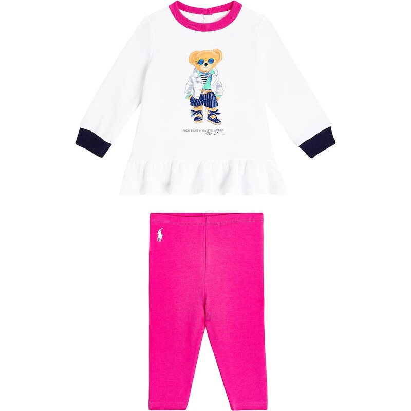 Polo Ralph Lauren Kids Baby Polo Bear top and leggings set