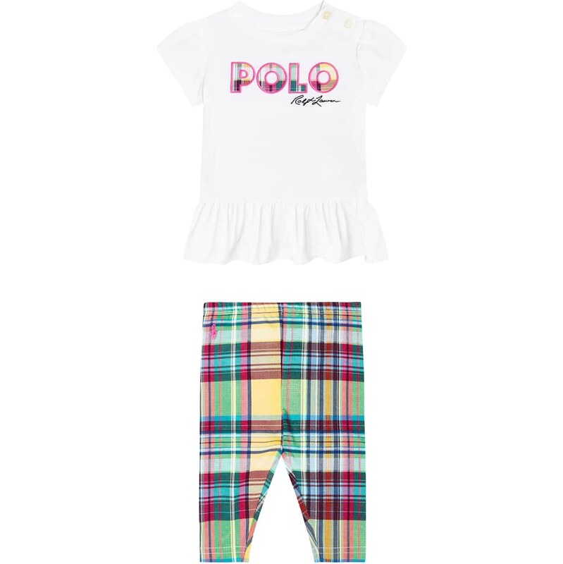 Polo Ralph Lauren Kids Baby cotton top and leggings set